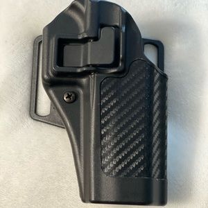 Carbon fiber BlackHawk SERPA CQC-Glock 20/21 OWB Holster. Right hand